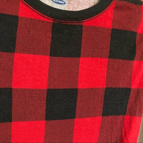 OLD NAVY Pajama Set Checkered Plaid Unisex Kids X boys girls Large 12 - Picture 6 of 8